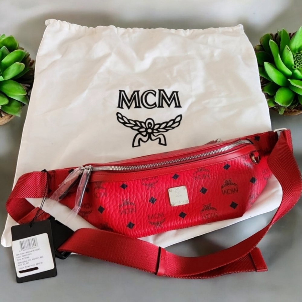 NWT MCM Belt Bag